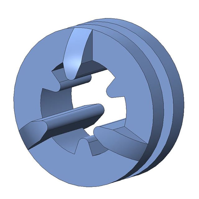 G-462-3 Aearo Technologies, LLC                                                                    SCREW GROMMET THRMPL YLW