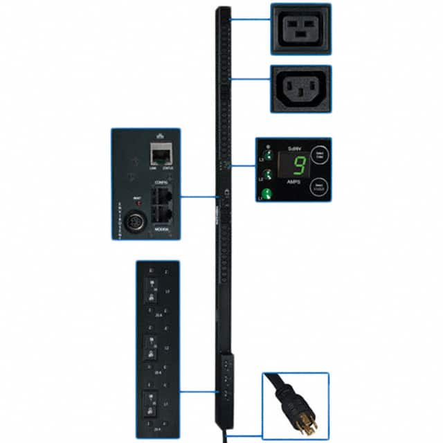 PDU3VN10L2130 Tripp Lite                                                                    PDU 3-PHASE MONITORED 208V 8.6KW