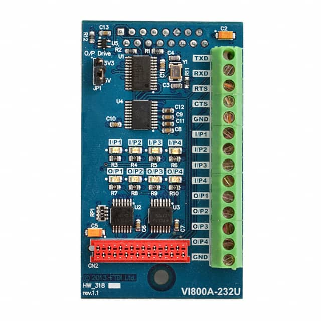 VI800A-232U FTDI, Future Technology Devices International Ltd                                                                    FULL DUPLEX RS232 BRIDGE 1M BAUD