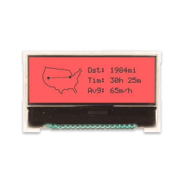 NHD-C12832A1Z-FSR-FBW-3V3 Newhaven Display Intl                                                                    LCD COG GRAPH 128X32 RED BKLT