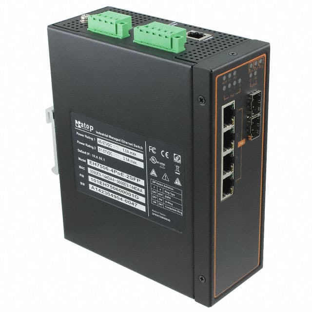 EH7506-4POE-2SFP ATOP Technologies                                                                    ETHERNET SWITCH MANAGED 6-PORT