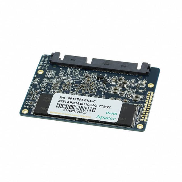 APS18SH1064G-2TMW Apacer Memory America                                                                    SSD 64GB SLIM-SATA MLC 5V