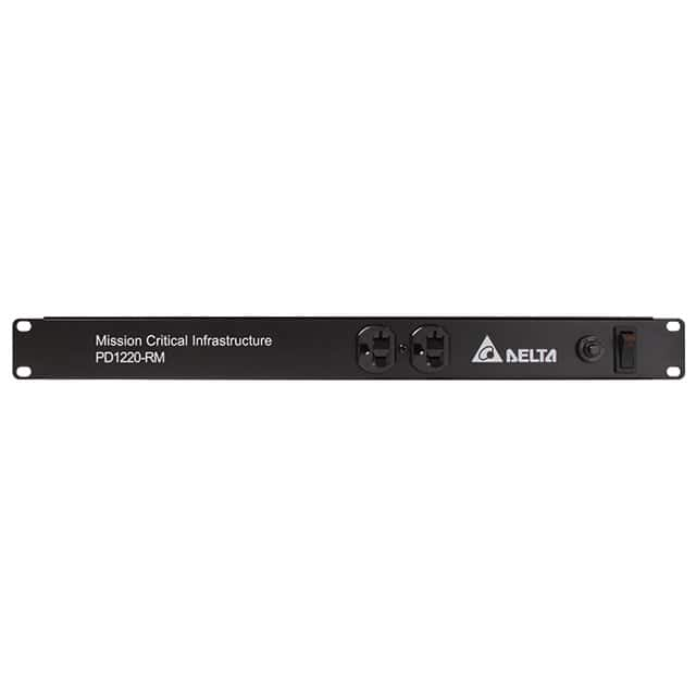 PD1220-RM Delta Electronics                                                                    1U RACK MOUNT PDU 12 OUTLETS 2 F