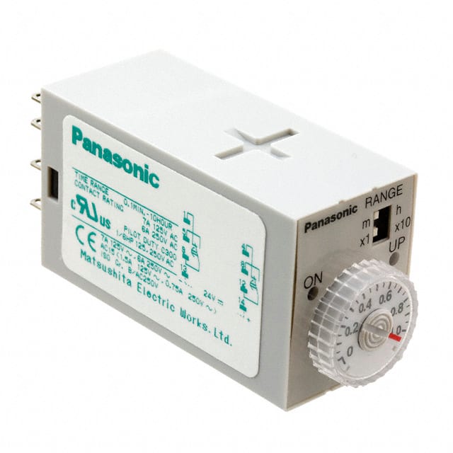 S1DXM-A2C10H-DC24V Panasonic Industrial Automation Sales                                                                    RELAY TIME DELAY 10HR 7A 250V