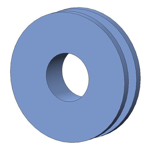 G-501-1 Aearo Technologies, LLC                                                                    SCREW GROMMET THRMPL BLUE