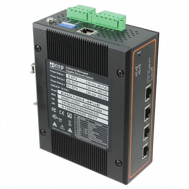 EHG7504-4POE ATOP Technologies                                                                    ETHERNET SWITCH MANAGED 4-PORT