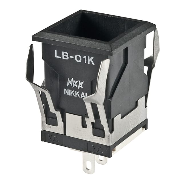 LB01KW01 NKK Switches                                                                    IND PB SQ SILVER SLD MNT LB SER