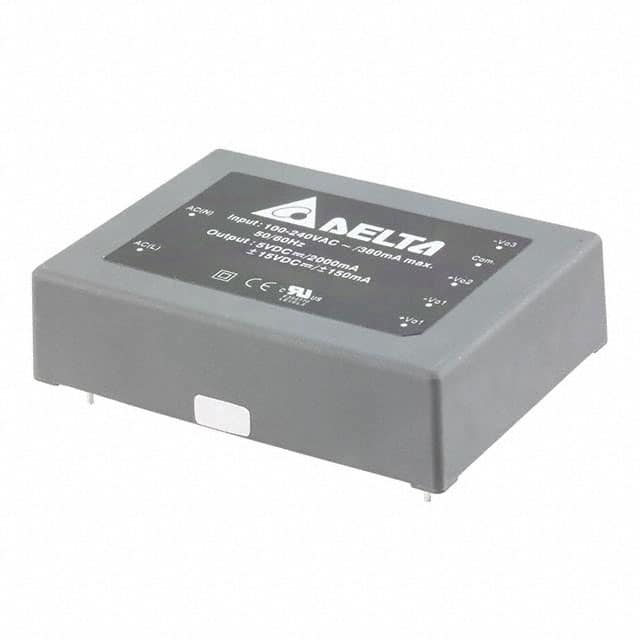 AA15T051515A Delta Electronics                                                                    AC/DC CONVERTER 5V +/-15V 15W