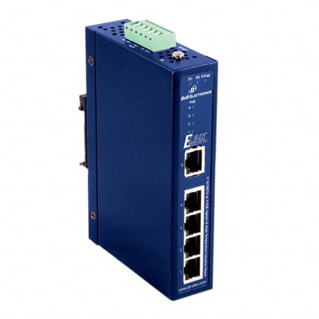 BB-EIRP305-24V-T B&B SmartWorx, Inc.                                                                    POE SWITCH (4) 10/100 POE, (1) 1