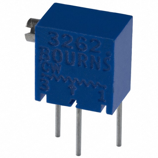 3262X-1-100 Bourns Inc.                                                                    TRIMMER 10 OHM 0.25W PC PIN