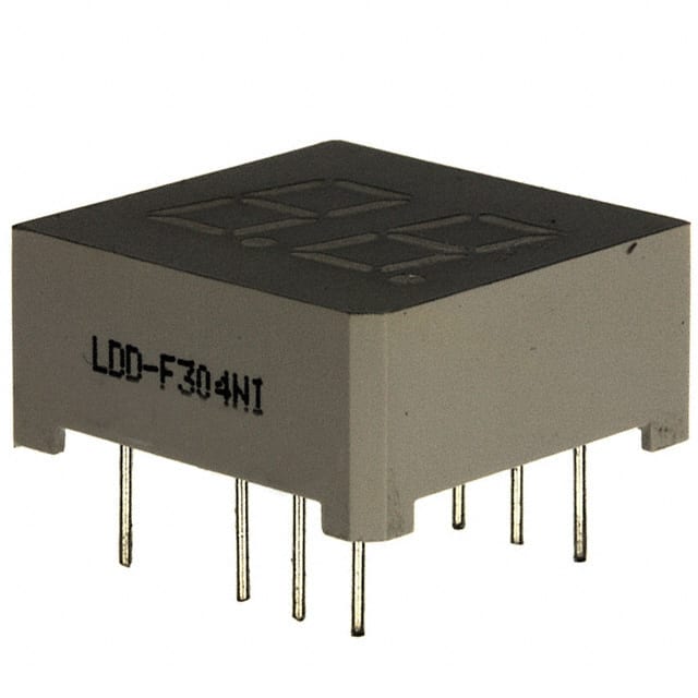 LDD-F304NI Lumex Opto/Components Inc.                                                                    LED 7-SEG .30 DUAL RED CC MULTIX