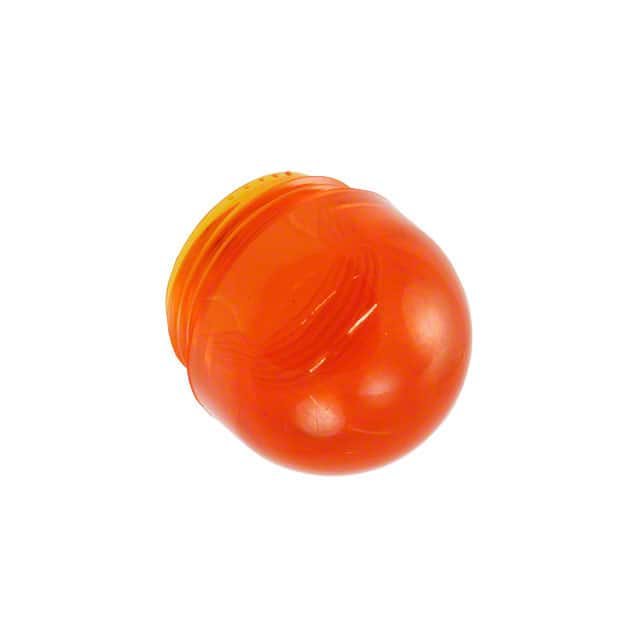 25P-306A Visual Communications Company - VCC                                                                    LENS AMBER TRANSPARENT DOME