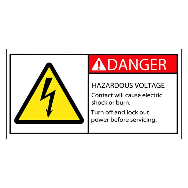 SAFLBL-2X4-004-25/PK 3M (TC)                                                                    SAFETY LABEL - DANGER - HAZARDOU