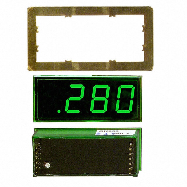 DLA-300GL C-TON Industries                                                                    VOLTMETER 200MVDC LED PANEL MT