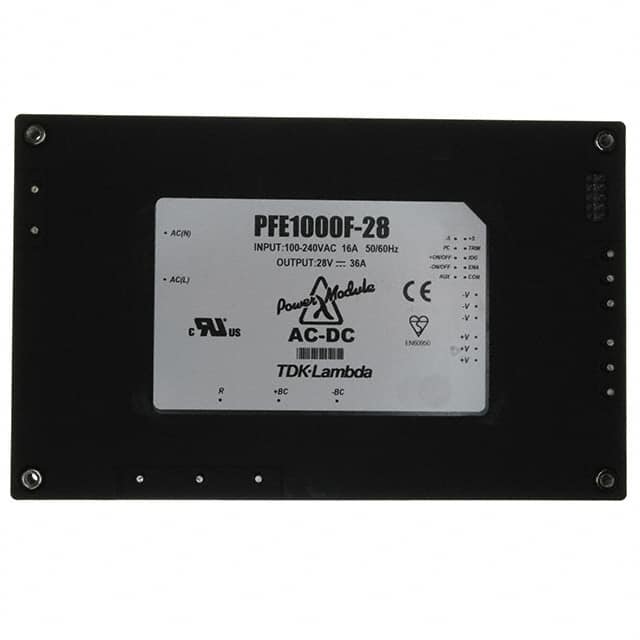 PFE1000F-28 TDK-Lambda Americas Inc.                                                                    AC/DC CONVERTER 28V 36A 1000W