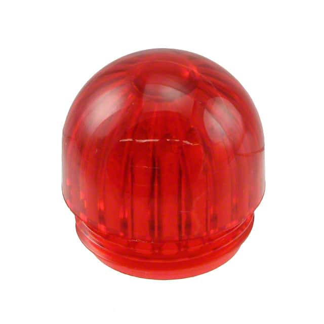 2811 Visual Communications Company - VCC                                                                    LENS CAP DOME RED LT SOCKET