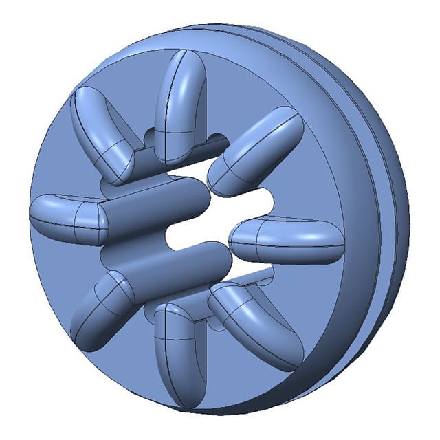 G-414-3 Aearo Technologies, LLC                                                                    SCREW GROMMET THRMPL YLW