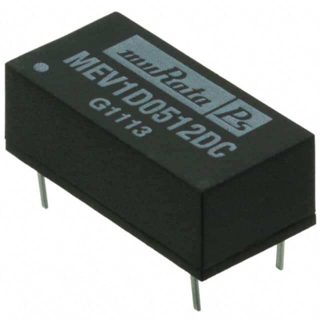 MEV1D0512DC Murata Power Solutions Inc.                                                                    DC/DC 3KVDC DIP 1W 5V TO +/-12V