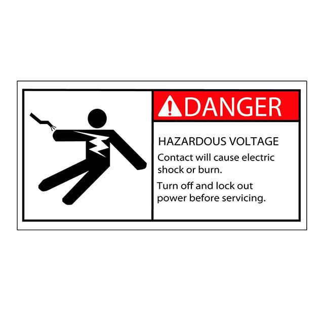 SAFLBL-2X4-001-500/PK 3M (TC)                                                                    SAFETY LABEL - DANGER - HAZARDOU