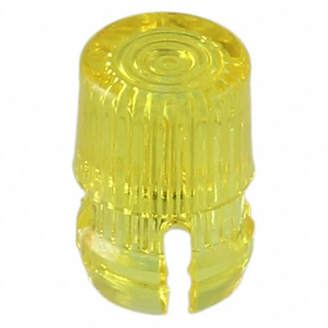 SML_190_YTP Visual Communications Company - VCC                                                                    LED LENS 3MM STD PROFILE YELLOW