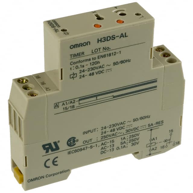 H3DS-AL AC24-230/DC24-48 Omron Automation and Safety                                                                    RELAY TIME DELAY 120HR 5A 250V