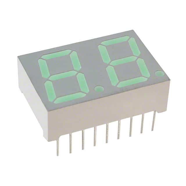 LTD-5623AG Lite-On Inc.                                                                    LED 7-SEG 2DIGIT GRN 0.56