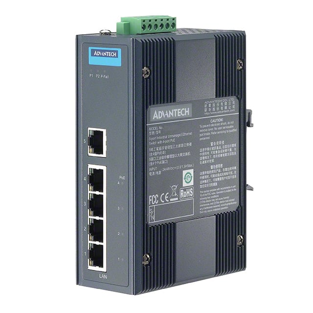 EKI-2525PA-AE B&B SmartWorx, Inc.                                                                    POE SWITCH 5PORT IND 10/100MBPS