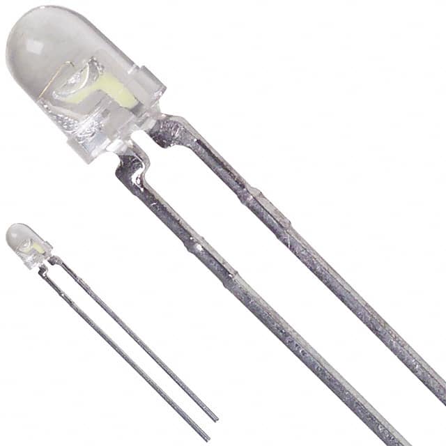 5219901F Dialight                                                                    LED WHITE CLEAR 3MM ROUND T/H