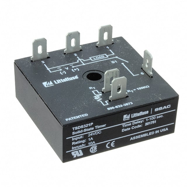 TSDS321P Littelfuse Inc.                                                                    RELAY TIME DELAY 100SEC CHASSIS