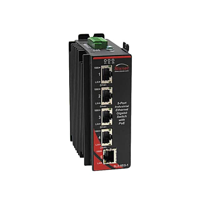 SLX-5EG-1 Red Lion Controls                                                                    5 PORTS, UNMANAGED 4 GE RJ45 POE