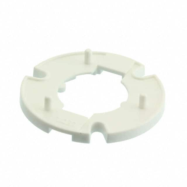 C13708_PF-SOCKET-VERO10 Ledil                                                                    BASE RND 38MM DIA 3MM HT WHITE