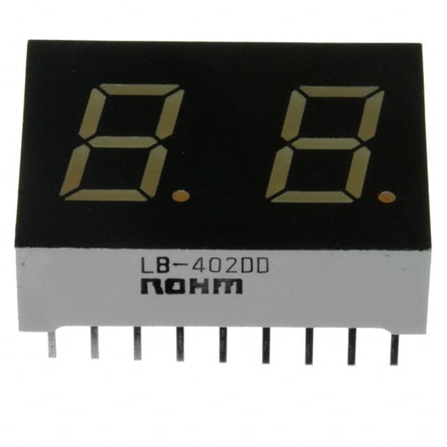 LB-402MD Rohm Semiconductor                                                                    DISPLAY 7SEG 10.16MM 2DGT GRN CA