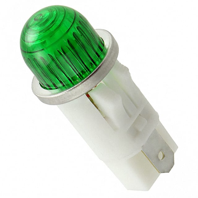 1092QA5-12V Visual Communications Company - VCC                                                                    LED PMI, GREEN, HI-DOME, 12V, 3/