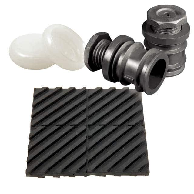 SAI100A Essentra Components                                                                    FOOT HEXAGONAL BLACK