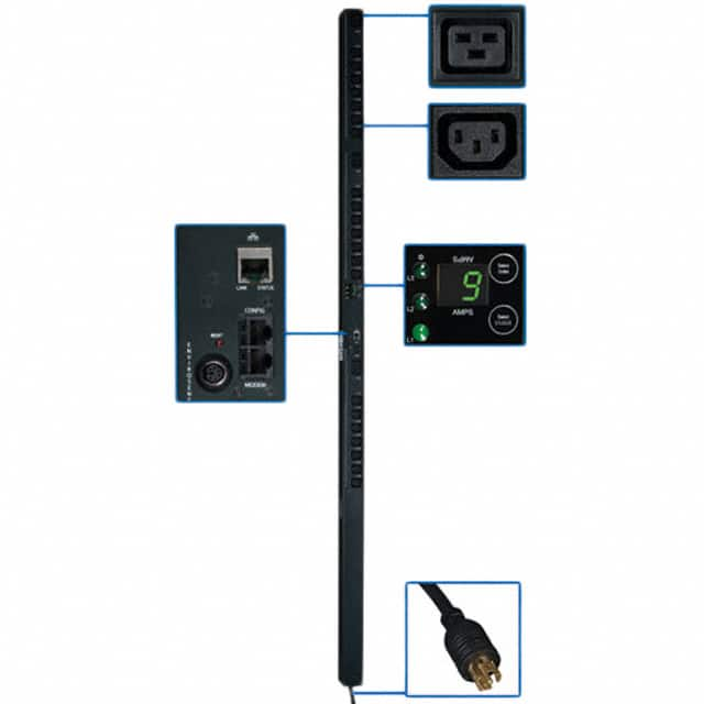 PDU3VSR10L2120 Tripp Lite                                                                    PDU 3-PHASE SWITCHED 208V 5.7KW