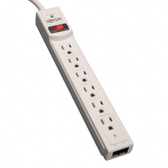 TLP608TEL Tripp Lite                                                                    SURGE PROTECT STRIP 6 OUTLET 8'