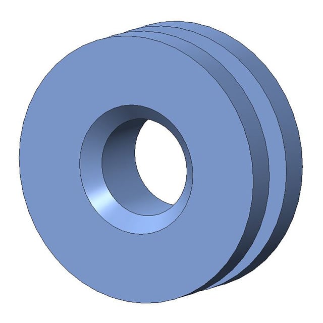 G-502-1 Aearo Technologies, LLC                                                                    SCREW GROMMET THRMPL BLUE