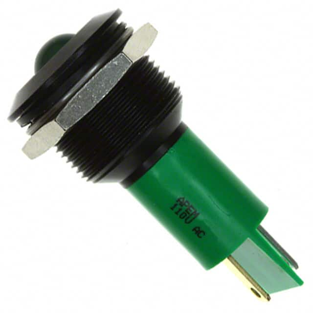 Q19P1BXXG110E APEM Inc.                                                                    INDICATOR 110V 19MM PROM GREEN