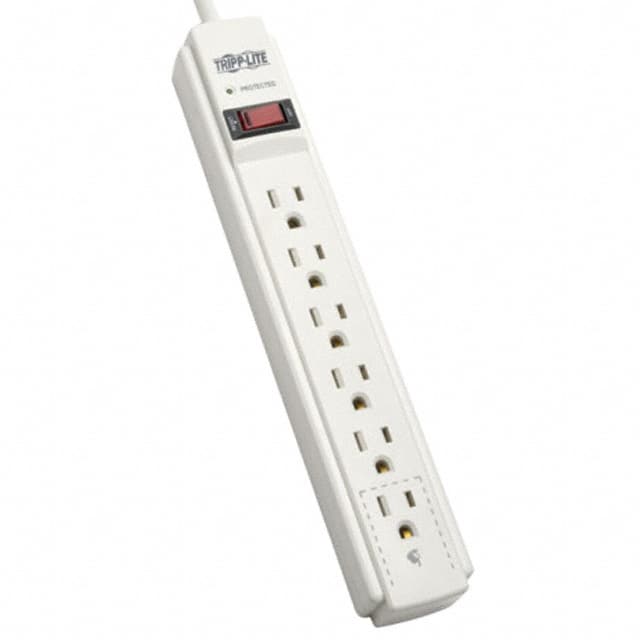 TLP606TAA Tripp Lite                                                                    SURGE PROTECT STRIP 6 OUTLET 6FT