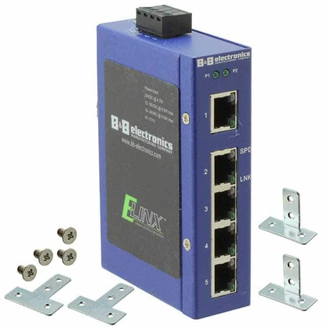 BB-ESW205-T B&B SmartWorx, Inc.                                                                    ETN UNMANGED SWITCH 5 PORT 10/10