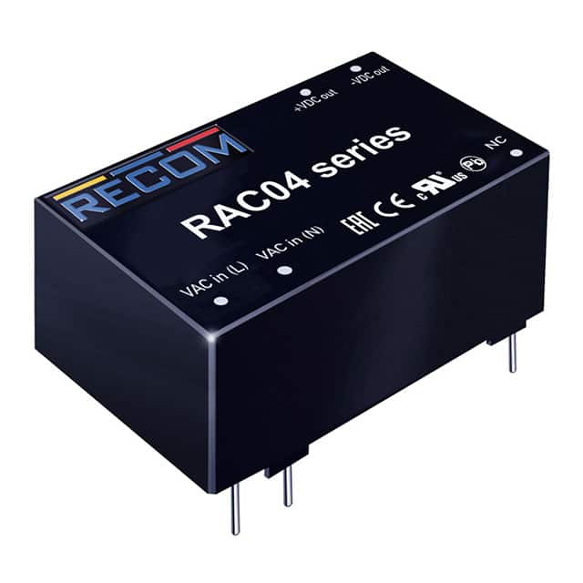 RAC04-09SC Recom Power                                                                    AC/DC CONVERTER 9V 4W