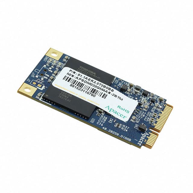 APSDM032GM4AN-2BTM Apacer Memory America                                                                    SSD 32GB MSATA MLC SATA III 3.3V