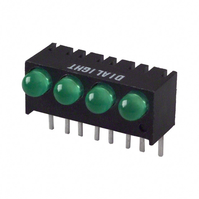 5510607004 Dialight                                                                    LED 3MM QUAD 5V GREEN PC MNT