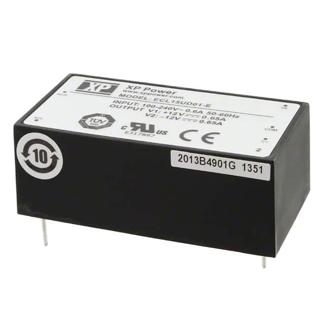 ECL15UD01-E XP Power                                                                    AC/DC CONVERTER +/-12V 15W