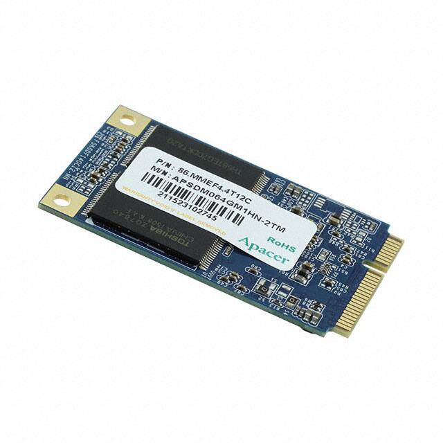 APSDM064GM1HN-2TM Apacer Memory America                                                                    SSD 64GB MSATA MLC SATA III 3.3V