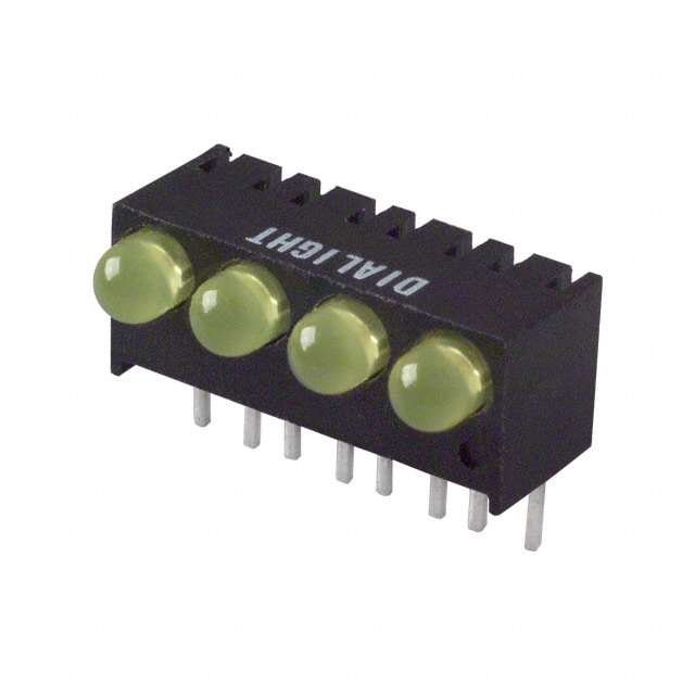 5510707004 Dialight                                                                    LED 3MM QUAD 5V YELLOW PC MNT