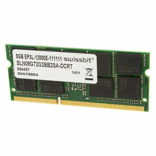 SLN08G72G2BB2SA-DCRT Swissbit                                                                    MOD DDR3L SDRAM 8GB 204SOUDIMM