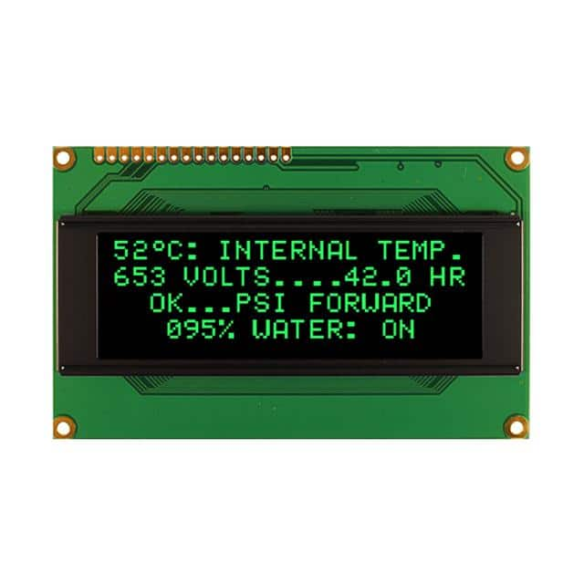 NHD-0420DZW-AG5 Newhaven Display Intl                                                                    DISPLAY OLED CHAR 4X20 GRN