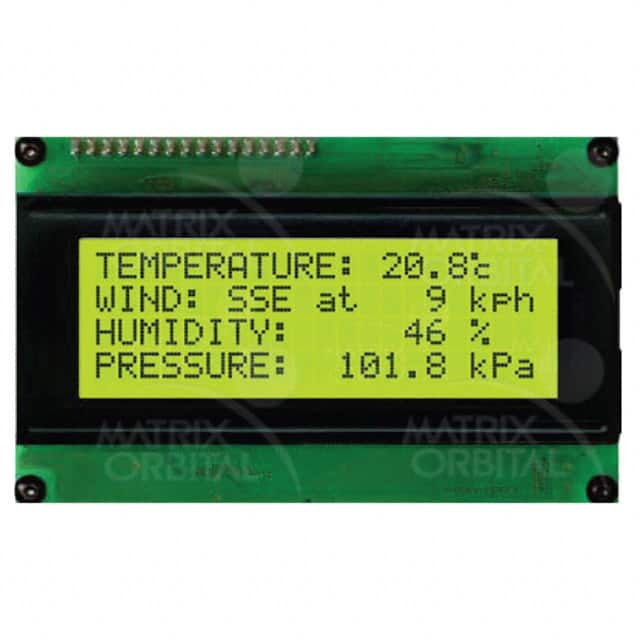 LK204-25-422-E Matrix Orbital                                                                    LCD CHARAC DISPLAY 20X4 RS422