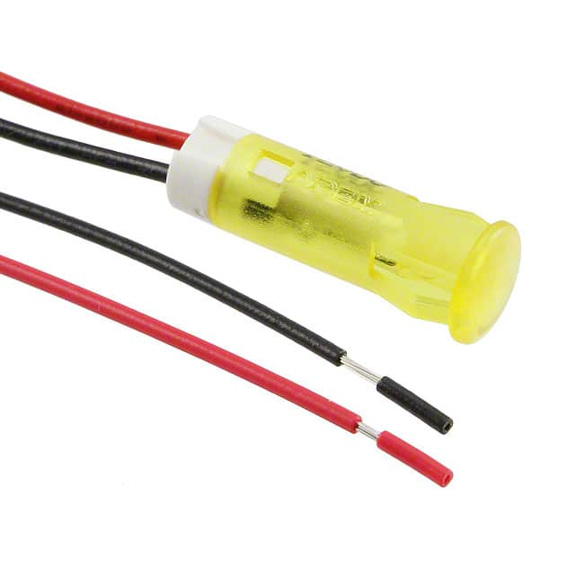 QS63XXY24 APEM Inc.                                                                    INDICATOR 6MM FIXED YEL 24V WIRE